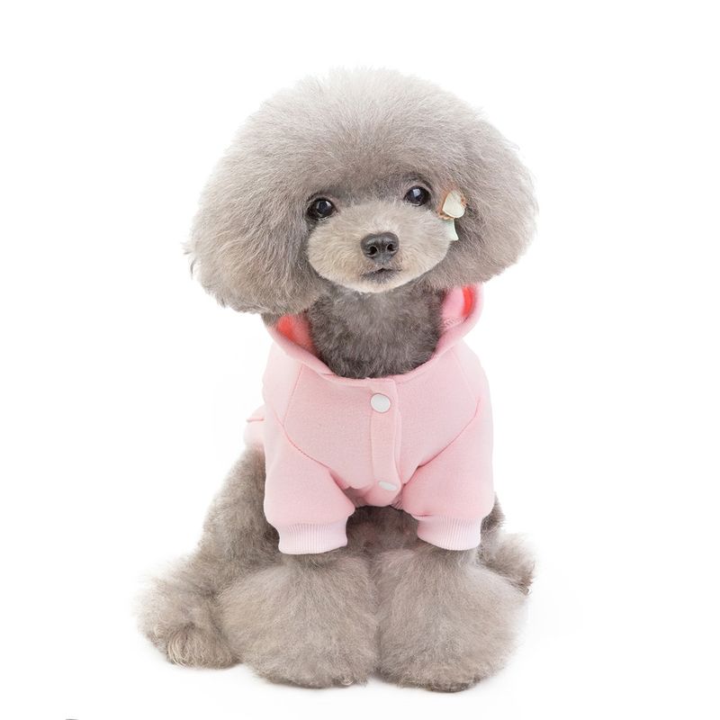 Haine pentru animale de companie toamnă/iarnă, ursuleț de pluș nou, câini mici, material textil, hanorac cu 19 buzunare mari_voghion.com