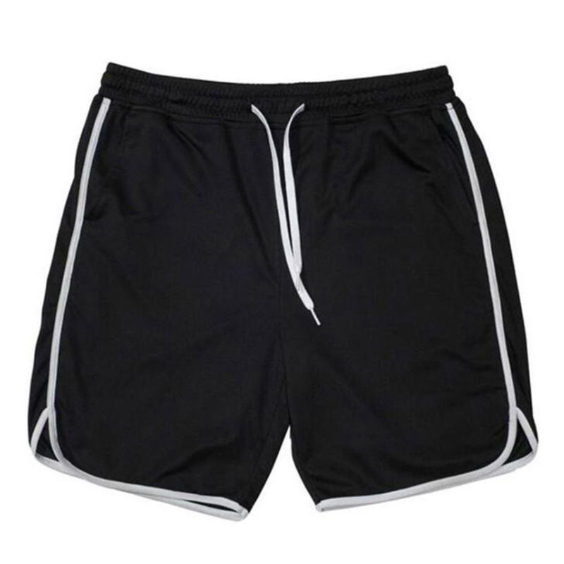 Solid color fitness shorts, men's sports shorts, mesh quick drying, breathable basketball capris, summer running_voghion.com