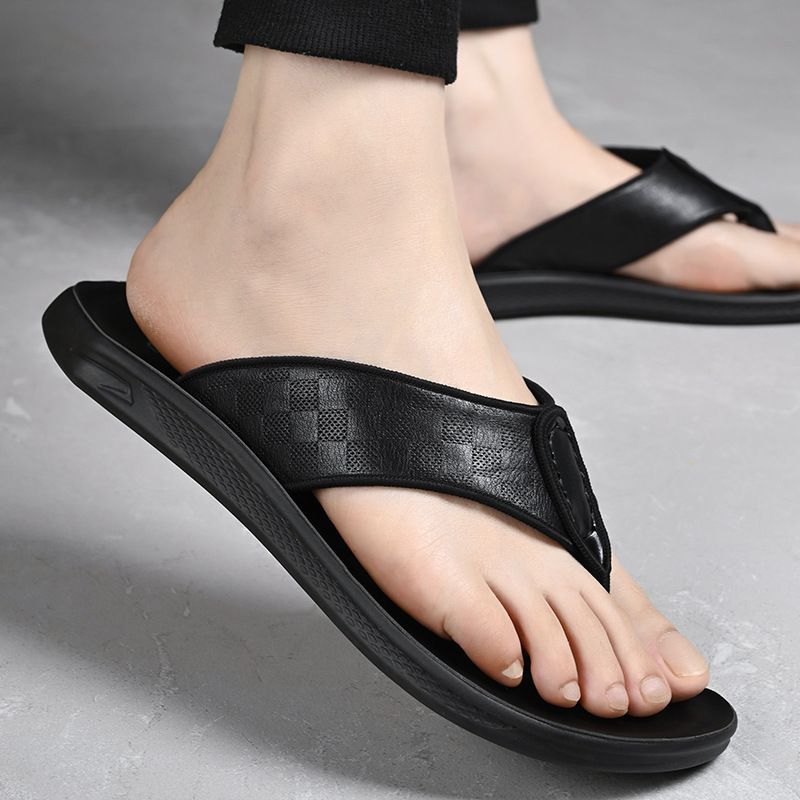 Infradito 2025, nuovi capispalla estivi, antiscivolo e antiodore per la guida, pantofole da uomo con clip per i piedi, casual da spiaggia_voghion.com