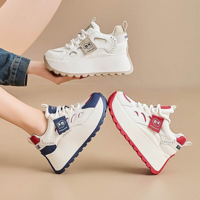 Scarpe singole casual con suola spessa e rialzata, scarpe da allenamento per papà, per bambini_voghion.com
