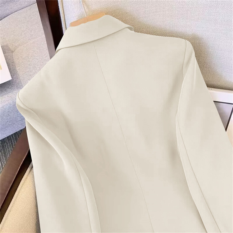 Women's Clothing Black high end Internet celebrity spring and autumn new style small casual versatile celebrity retro top small suit jacket_voghion.com