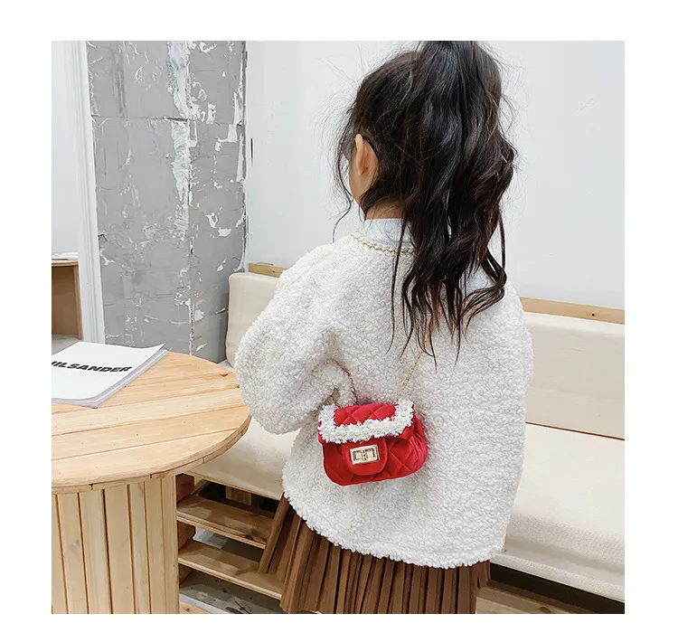 Mochilas para niñas, de invierno, de color liso, minibolsos cruzados de tela vaquera para mujer, bolso de hombro tipo mensajero, monederos para niños y_voghion.com