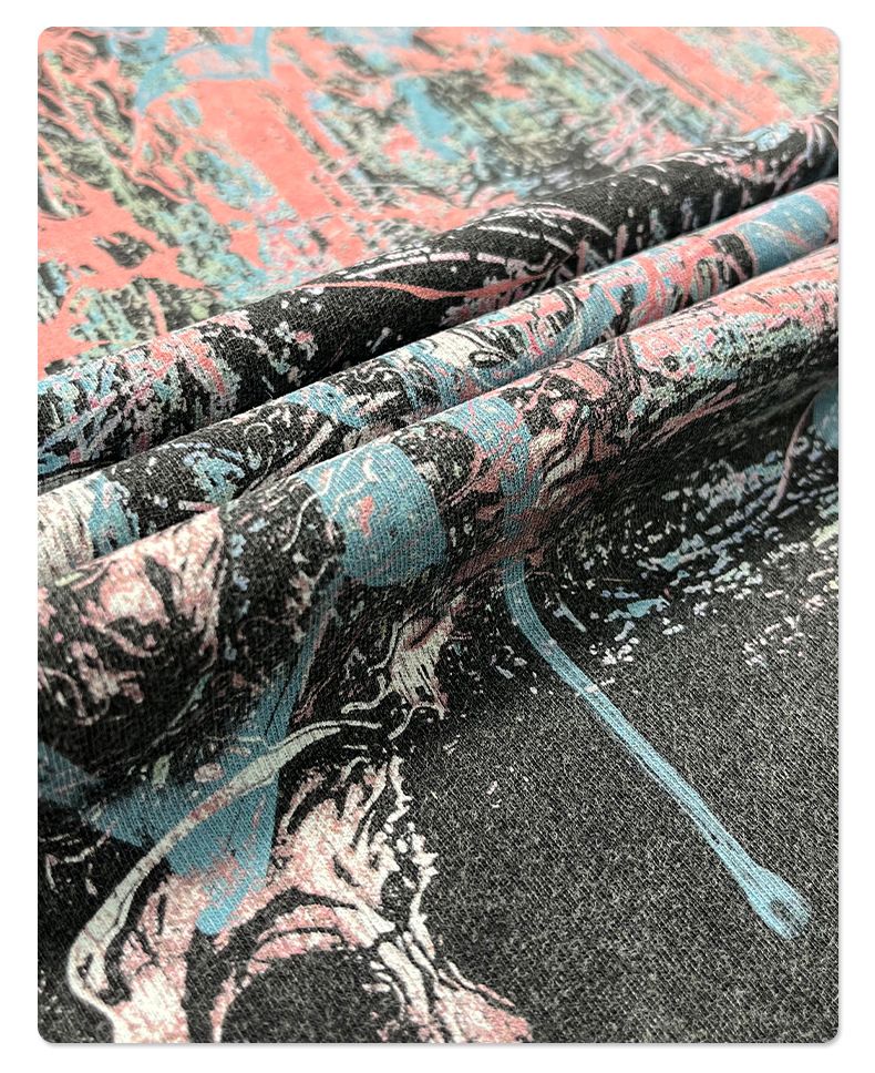 Retro Men's Short-sleeved T-shirt Street Washing And Printing Loose And Old-fashioned T_voghion.com