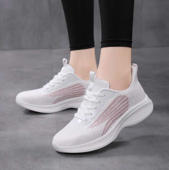 2024 zapatillas deportivas para mujer, transpirables, ligeras, tejidas, informales, cómodas_voghion.com