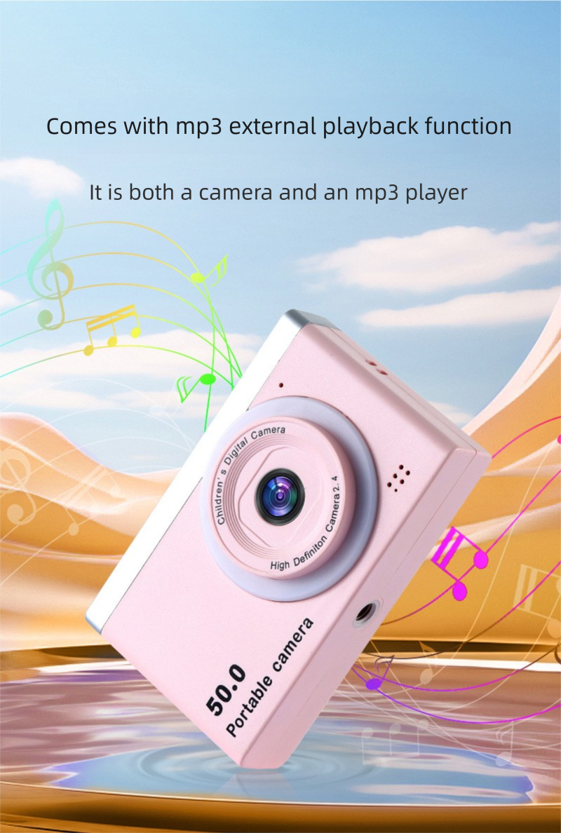 CCD-Stil Smart Kinderspiel Digitalkamera Student Party Portable 4K HD Aufnahmefähig_voghion.com