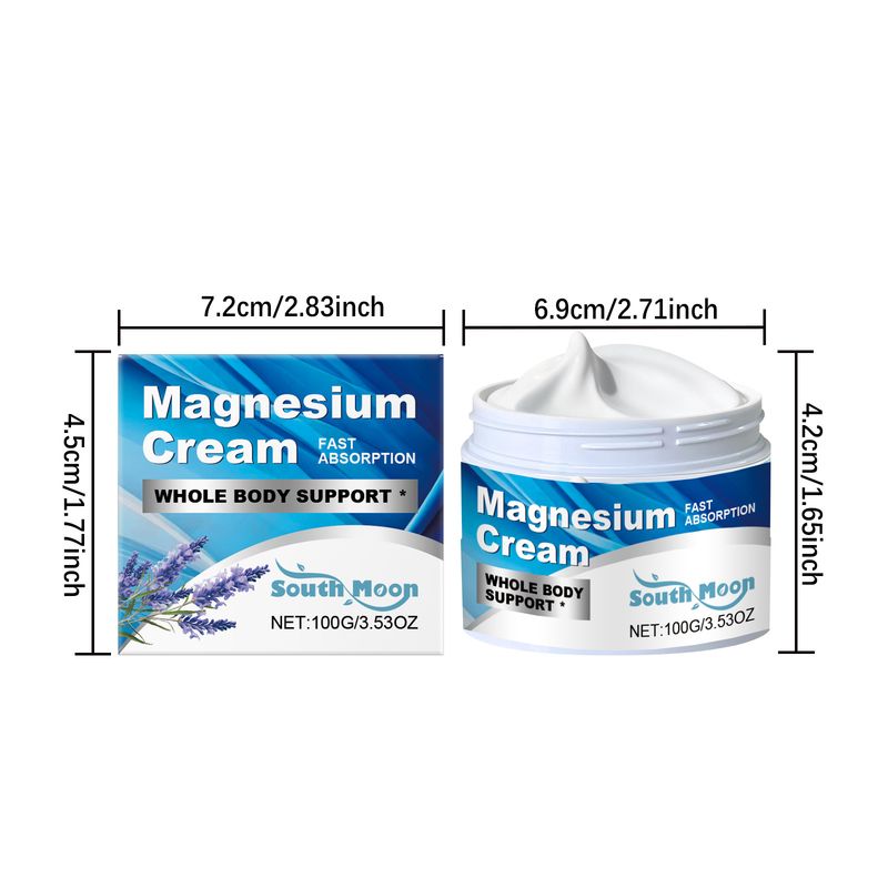 Crema per la cura del corpo South Moon Lavender Magnesium Nighttime Comfort Quiet Relaxation Sleep_voghion.com