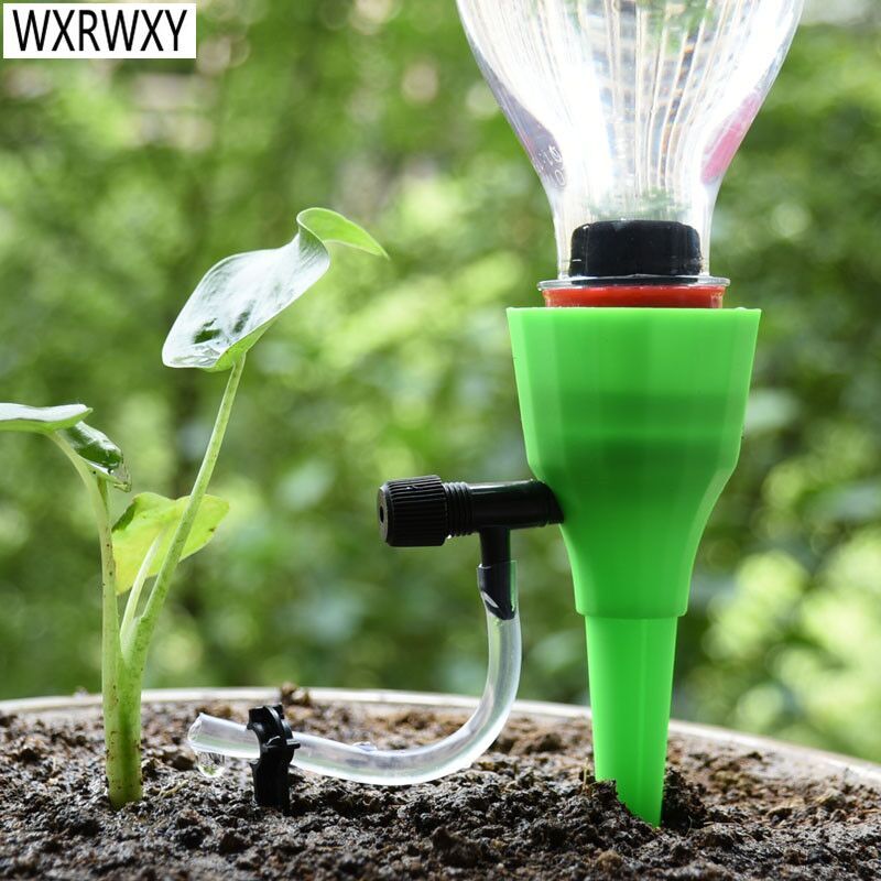 3pcs Automatic drip irrigation system DIY Automatic Plant Waterers taper watering water Flowerpot plant watering 1pcs_voghion.com
