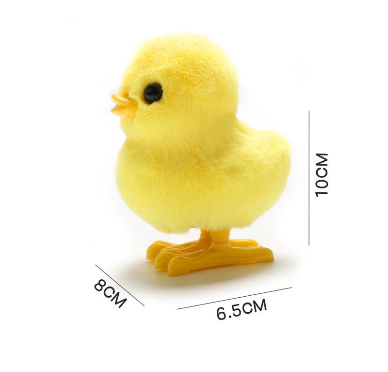 Kinder wickel uhrwerk springen plüsch küken haustier dekompression_voghion.com