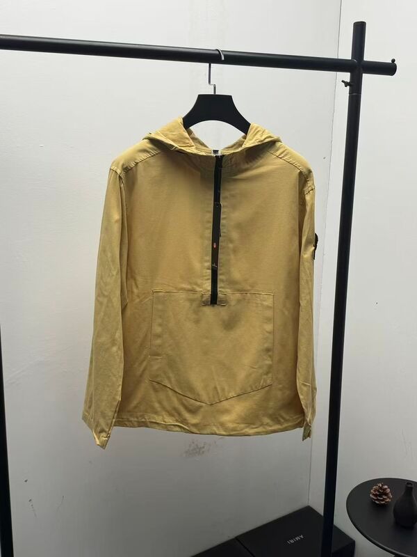 Stylische wasserdichte Regenjacke für Herren, atmungsaktiver, winddichter Outdoor-Mantel mit Kapuze, hochwertige Wanderausrüstung_voghion.com