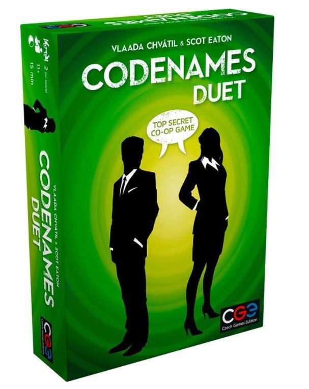 Galda spēle Codenames duets Operācija Codenames Duet Against Humanity mīklu kāršu spēle Ballīšu spēle_voghion.com