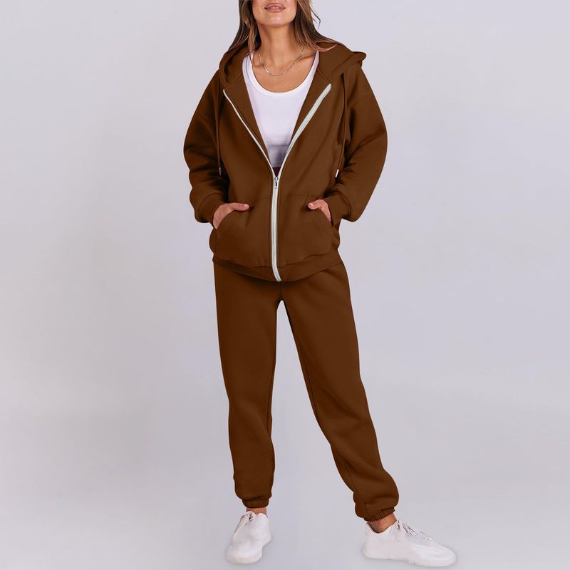 "Maglione in velluto con cappuccio in stile coreano da donna: comoda vestibilità ampia, felpa con cappuccio coordinata per coppia, per autunno e inverno"_voghion.com