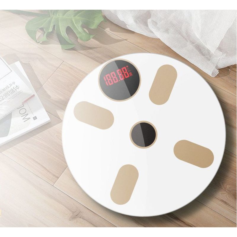Smart Electronic Bluetooth Rechargeable Home Body Fat Measurement Weight Scale_voghion.com
