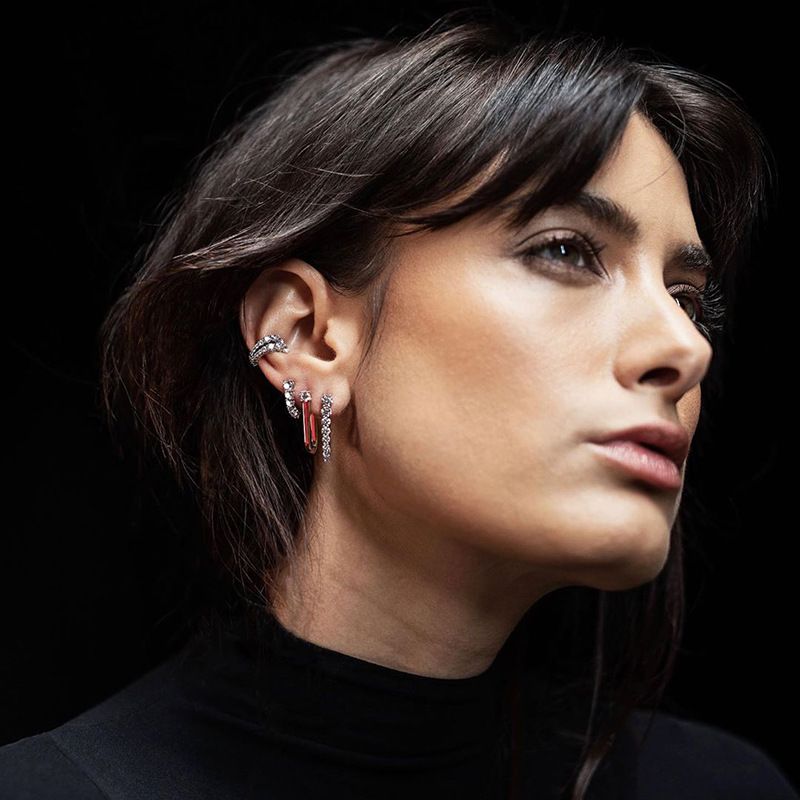 Bijoux pour femmes, élégants clips d'oreilles en cristal de zircon, oreilles non percées, hypoallergéniques, en laiton plaqué or 18 carats, manchette d'oreille en forme de U, pour tous les jours, occasions spéciales_voghion.com