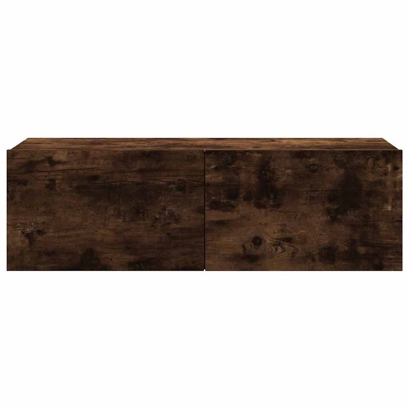TV-Wandschrank Räuchereiche 100x30x30 cm Holzwerkstoff_voghion.com