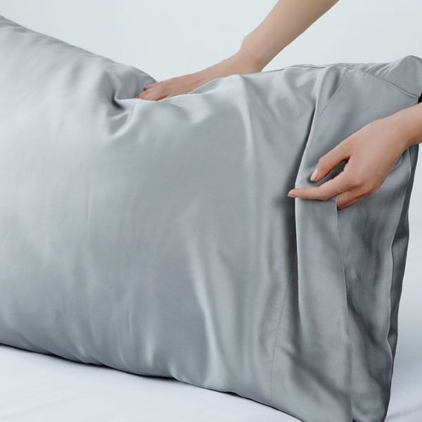 Bamboo Fiber Envelope Pillowcase Pair Cool Breathable Sweat Absorbent Hotel Linen Dedicated 48*75 Pillow Core Protective Cover_voghion.com