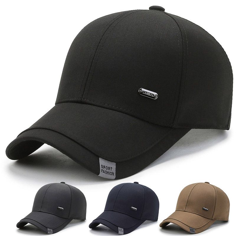 Nya män Business Snapback Baseball Man Utomhussport Solskydd Keps Kvinnor Mode Brevhatt Bomull Visir Justerbar_voghion.com