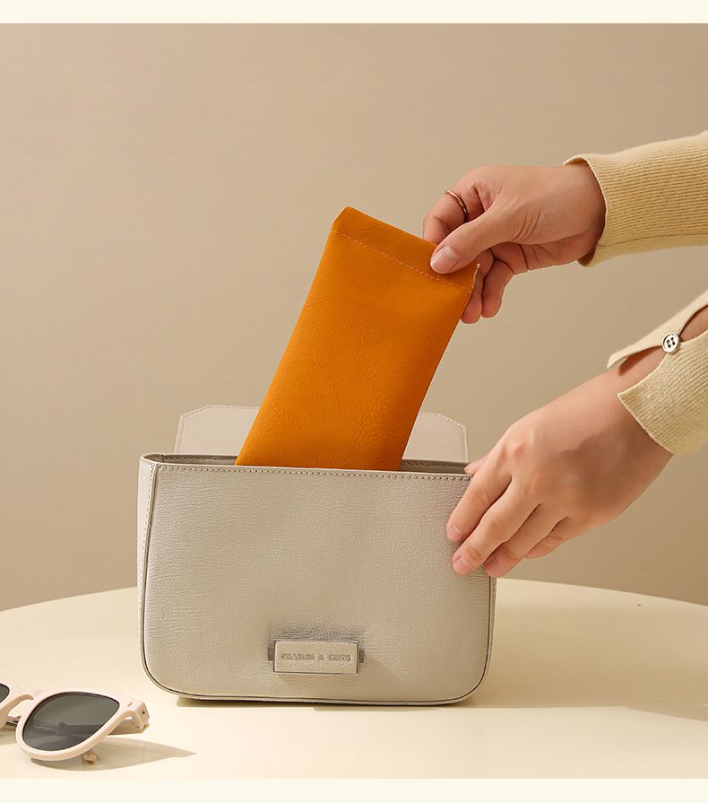 Multi-Purpose Organizer Pouch - Portable Cable & Earphone Storage Bag With Auto-Closure For Sunglasses Cosmetics & Small Accessories_voghion.com