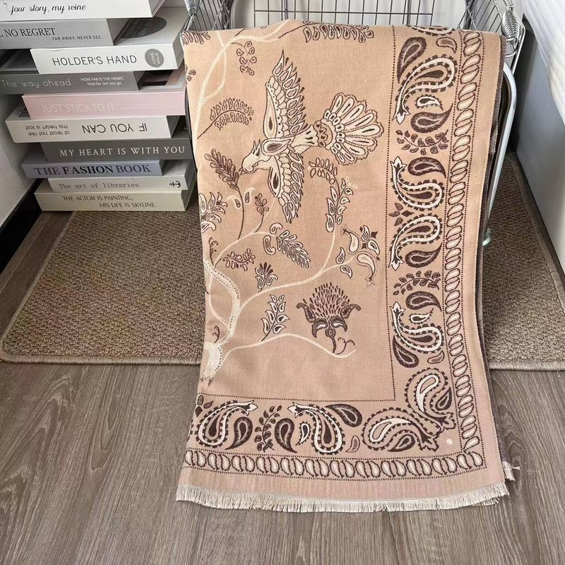Livestreaming Internet Promi Kaschmir Fraen High-End Jacquard waarme Schal, Wanter Büro Loft_voghion.com
