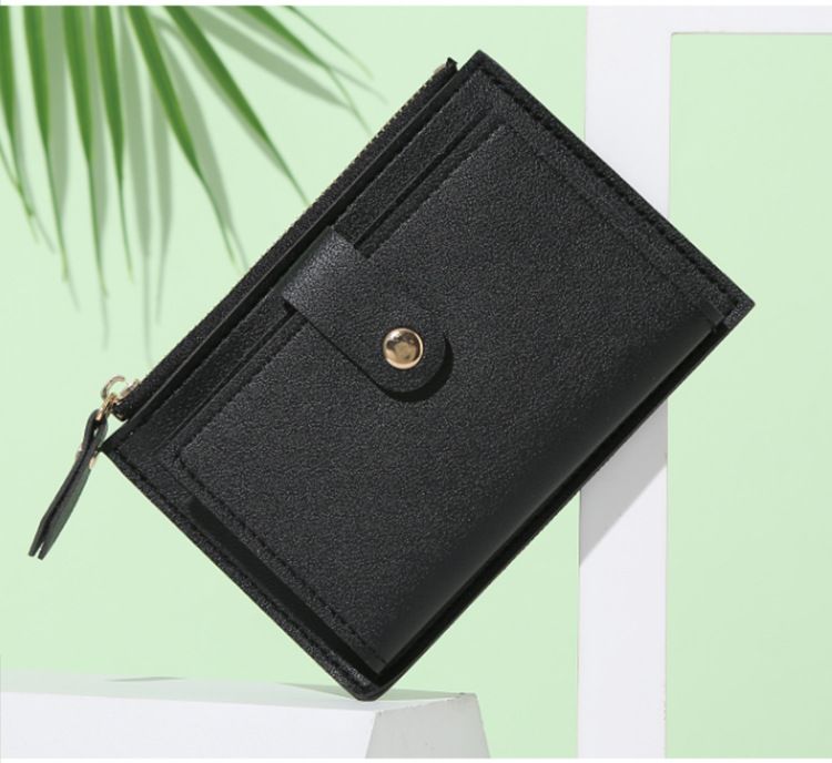 2021 New Women's Wallet Short Wallet Women's Summer Thin Cute Simple Student Coin Purse Female Niche Design_voghion.com