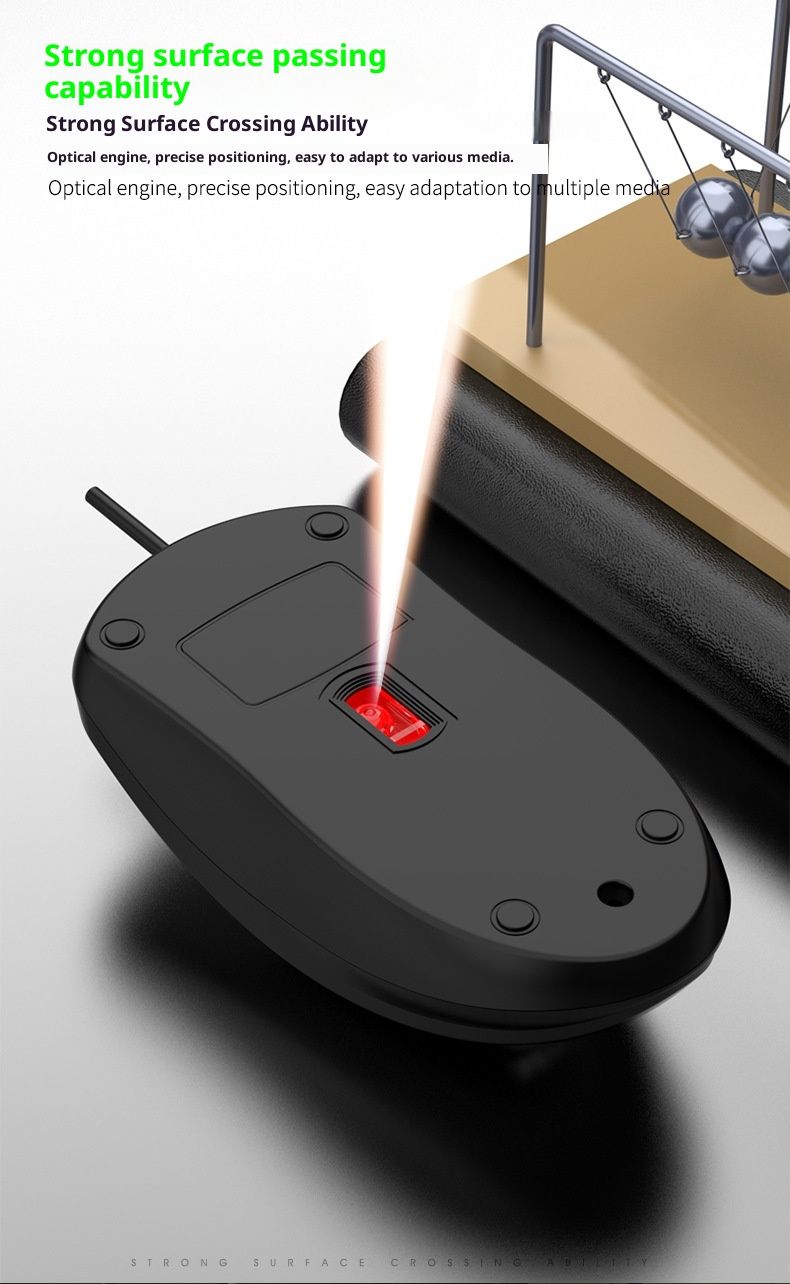 Digitex Digitex Digitex Limei 301 Wired Mouse Lightweight Business Office Waterproof Laptop Desktop Cross-Border_voghion.com