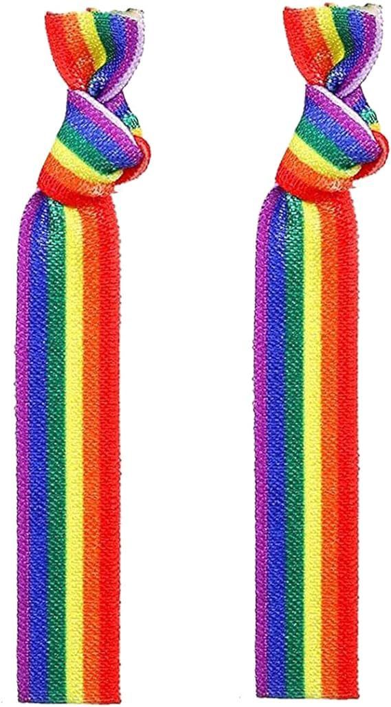 Hot selling high elastic bulk rainbow knotted proud he, wristbands, bracelets, accessories, hanging ropes, and_voghion.com