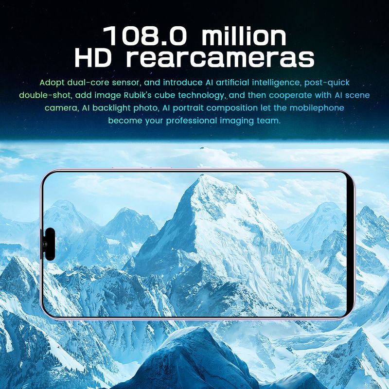 Mobile I16 Promax 16+1T, smartphone originale con schermo grande ad alta definizione_voghion.com