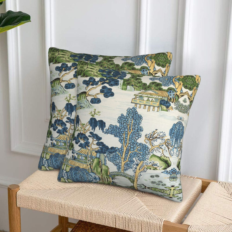 Sofa pillow cover Linen pillowcase Decorative pillowcase 2PCS_voghion.com