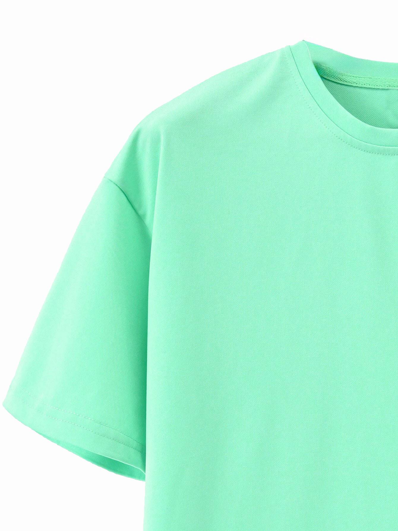 Completo estivo da uomo a maniche corte e pantaloncini da 5 pollici - Miscela di cotone modal leggero per la palestra_voghion.com