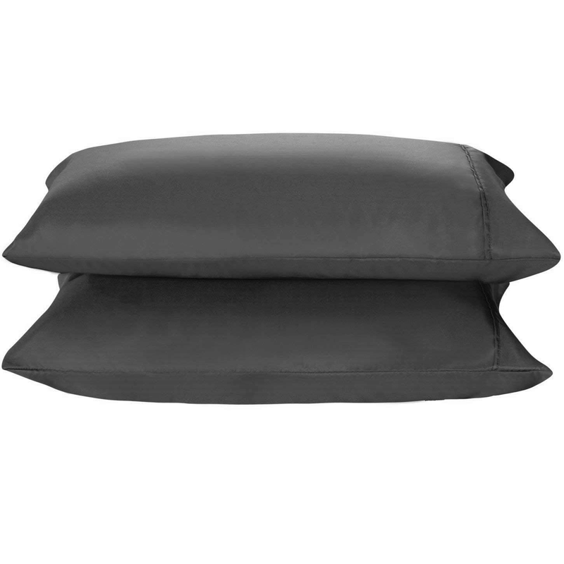 Premium Polyester Pillowcase Set – Soft 40s Fabric, Hypoallergenic & Wrinkle-Resistant (51x76cm & 50x101cm, 5 Classic Colors)_voghion.com