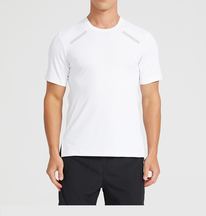 T-shirt d'été surdimensionné à séchage rapide pour homme, en soie glacée, à manches courtes, pour le sport, imprimé en groupe_voghion.com