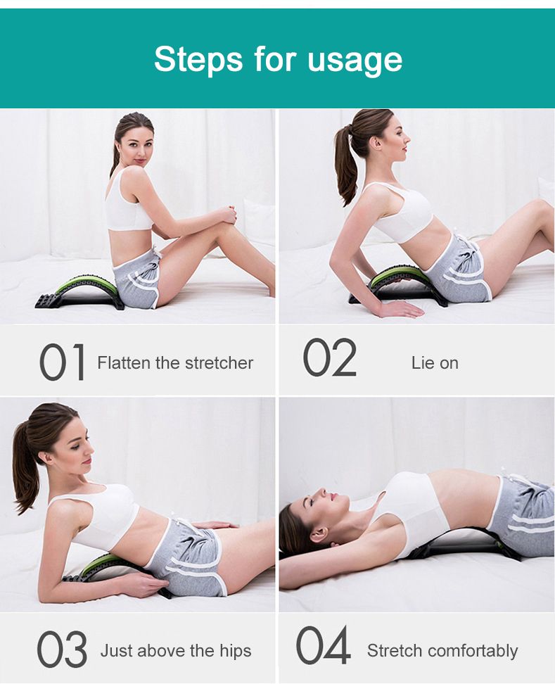Rygmassager Lændestøttebåre Spinal Board Rygbårer Nedre og øvre muskelsmertelindring ved diskusprolaps_voghion.com