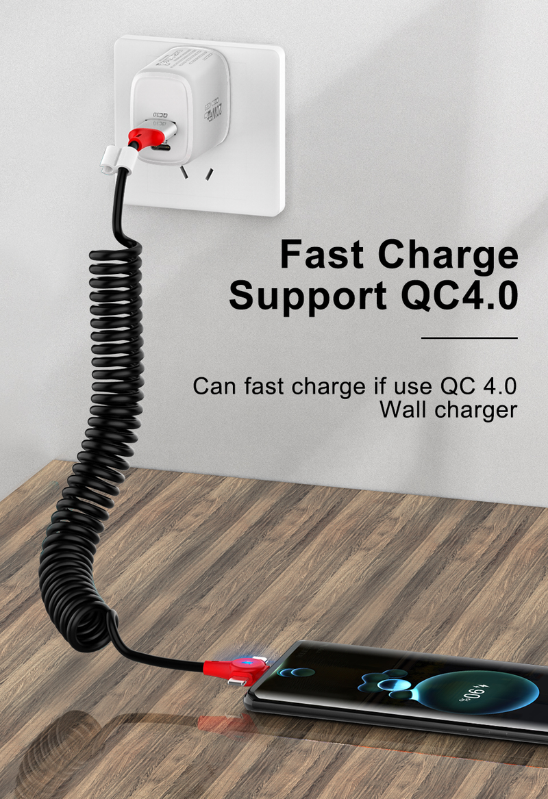 5A 3in1 1.8M Lente Oplaadkabel USB A naar Micro USB Type-C voor iPhone Snel Opladen datakabel Huawei Samsu_voghion.com