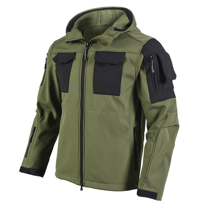 Men's Clothing Hit Beetle Soft Shell Jacket Waterproof Jacket Warm Windproof Jacket_voghion.com