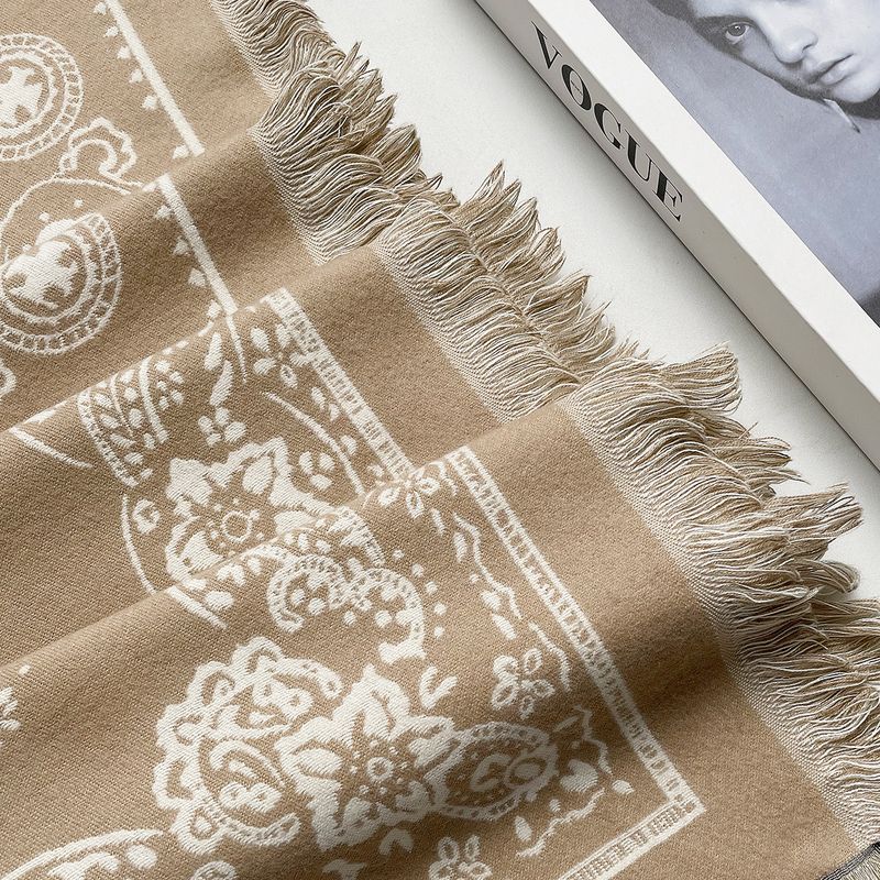 New autumn and thick warm large square for women's winter Korean version versatile cashmere dual-use scarf_voghion.com