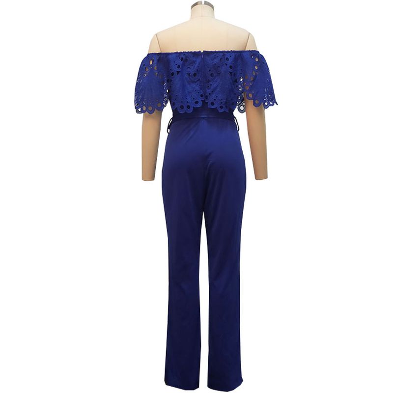 Europeisk och amerikansk sexig fashionabel enfärgad jumpsuit med tubtopp_voghion.com
