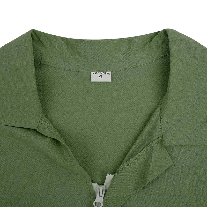 Man's clothing Summer casual sports jumpsuit men summer loose short sleeve T-shirt shorts cotton linen suit men_voghion.com
