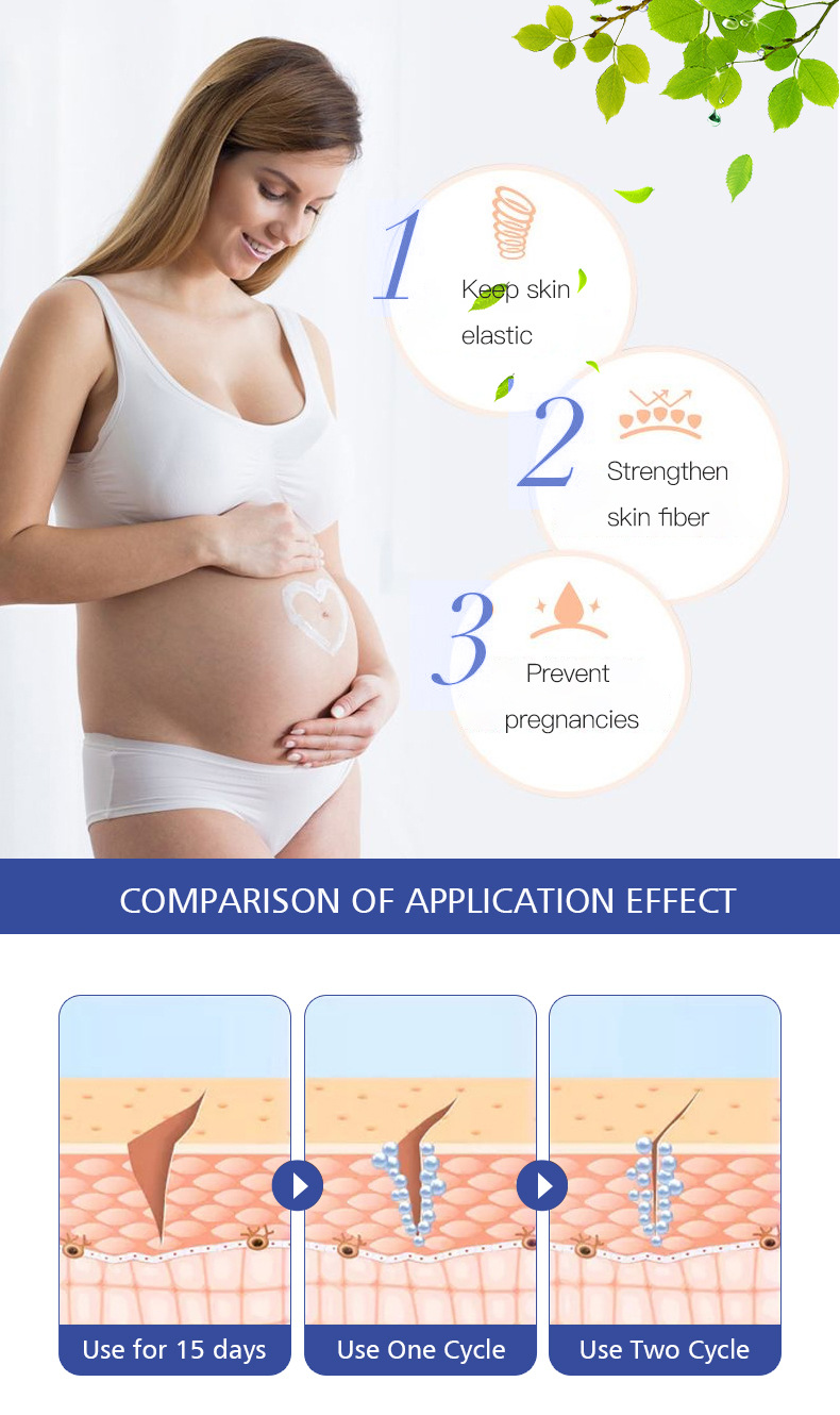 QLZHANFU Belly Lines Pregnancy Body Care Pregnant Women Heating Essential Oils To Remove Raw Skin Long Lines Massage Oil Body Moisturizer_voghion.com