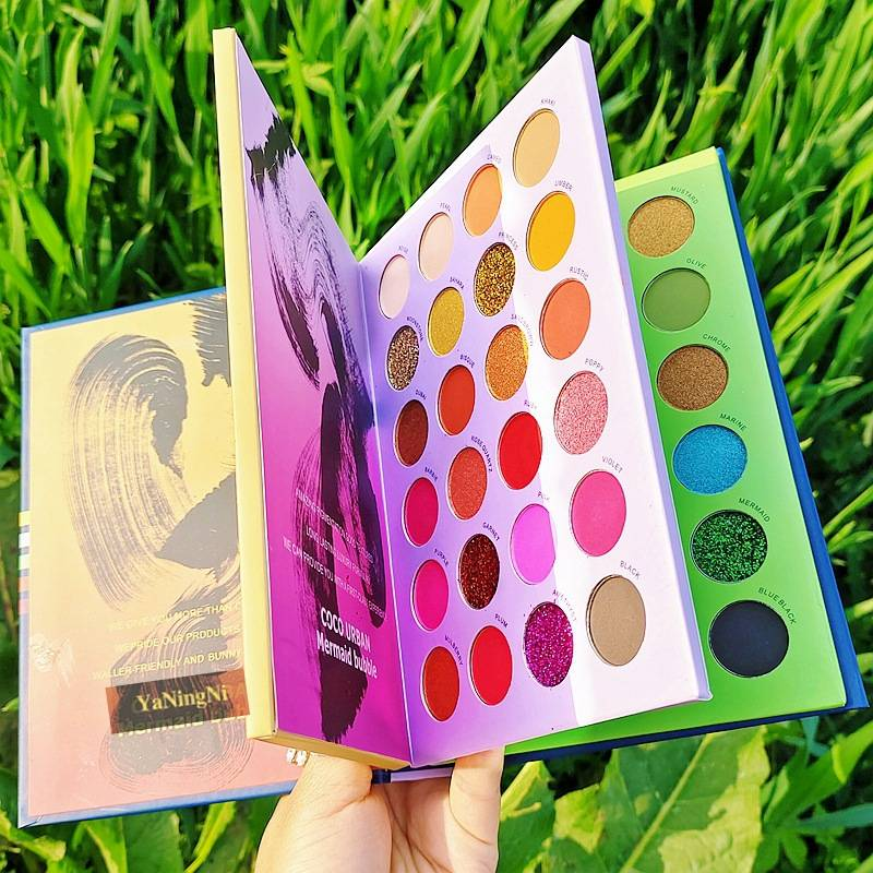 72 kleuren in één boek Matte Shimmer Eyeshadow Palette Waterproof Langdurige oogschaduw Pigment Earth Color Eyes Makeup Oogschaduwpalet_voghion.com