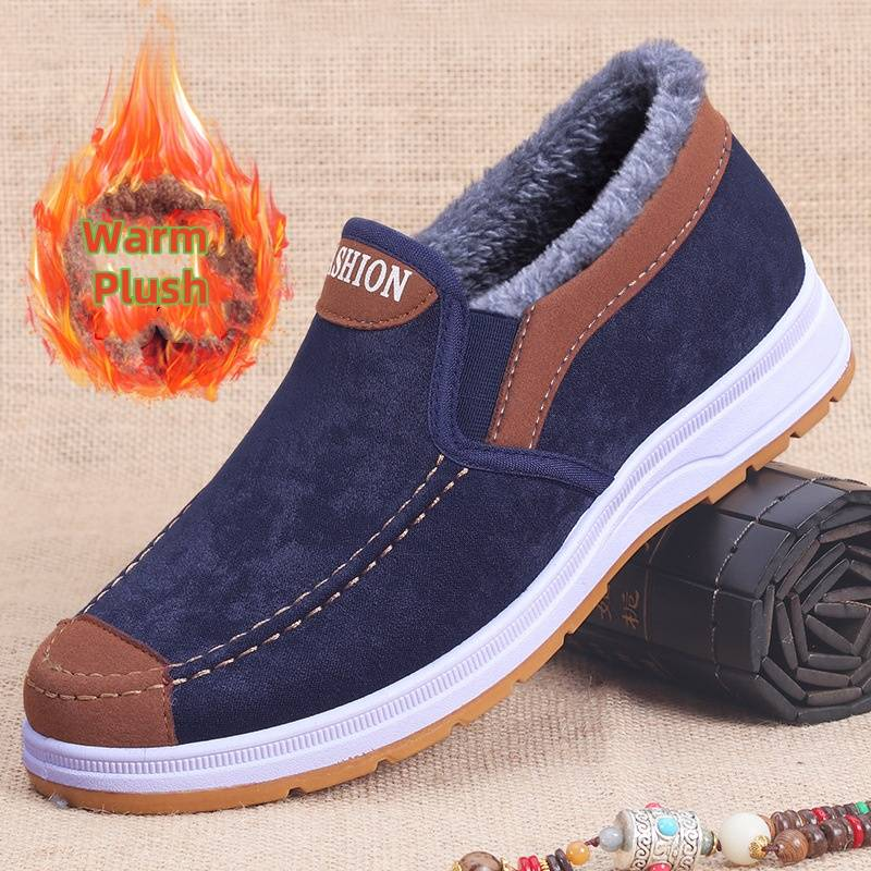 Winter-Baumwollschuhe für Herren, beliebte alte Peking-Baumwollschuhe für Herren, warm für ältere Menschen, verdickt und samtig_voghion.com