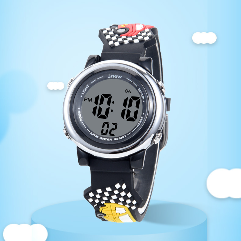 Kinderhorloge Kleurrijk glow-in-the-dark waterdicht multifunctioneel horloge Sport kinderhorloge cartoon LED elektronisch horloge_voghion.com