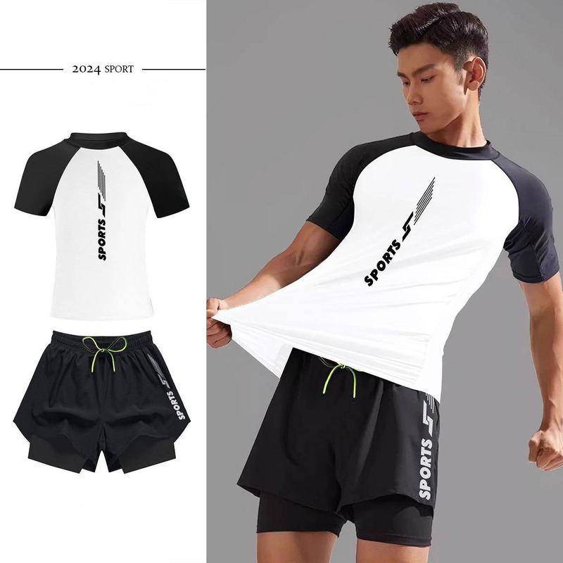 Men's Swimsuits, Anti-embarrassment Swimming Trunks, Men's Tops, Teenagers' Hot Spring Equipment, Men's Swimsuit Sets_voghion.com