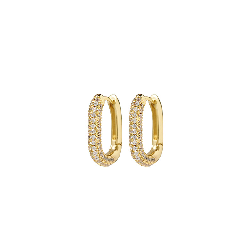 Damenschmuck mit eingelegten funkelnden Zirkonia-Ohrringen in U-Form, leichtes Luxus-High-End-Design, modische Temperament-Ohrringe_voghion.com