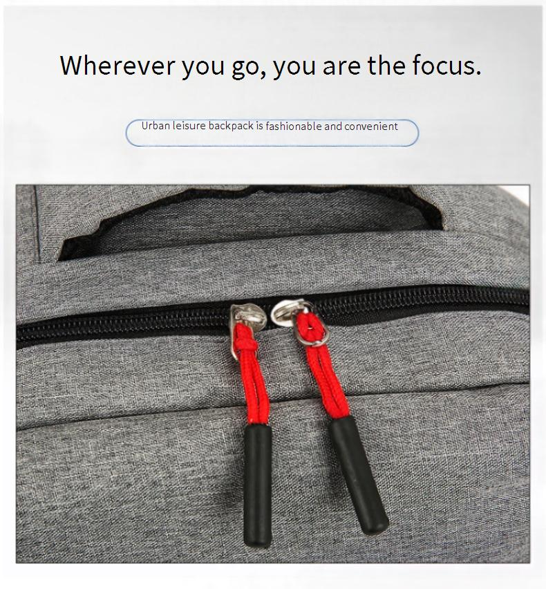 Professional USB Charging Backpack Set For Men - Waterproof Oxford Fabric Laptop Backpack With Anti-Theft Design, Travel & Business (3-Piece Set)_voghion.com