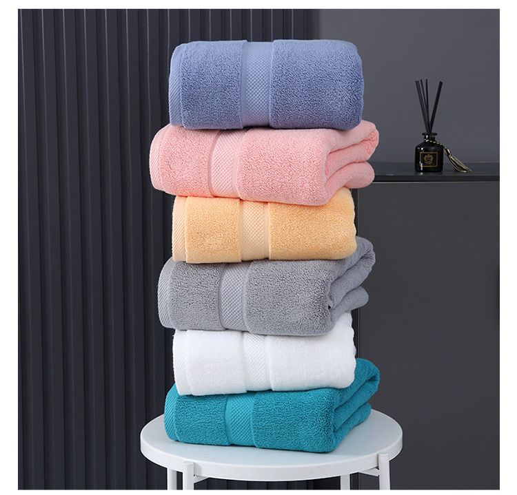 Full-Cotton Extra-Large 5A Antibacterial Bath Towel, Suitable For Hotels, Beauty Salons And Beaches_voghion.com