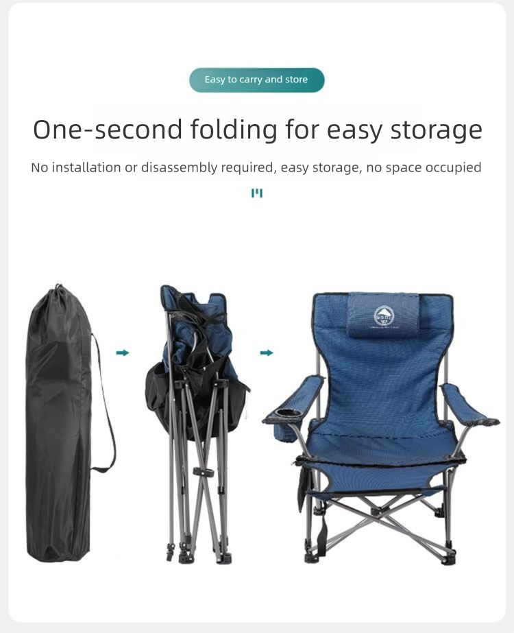 Sgabello piccolo portatile da campeggio per esterni, da spiaggia, con schienale, da pesca, da letto pieghevole, da ufficio, per pisolini, reclinabile_voghion.com