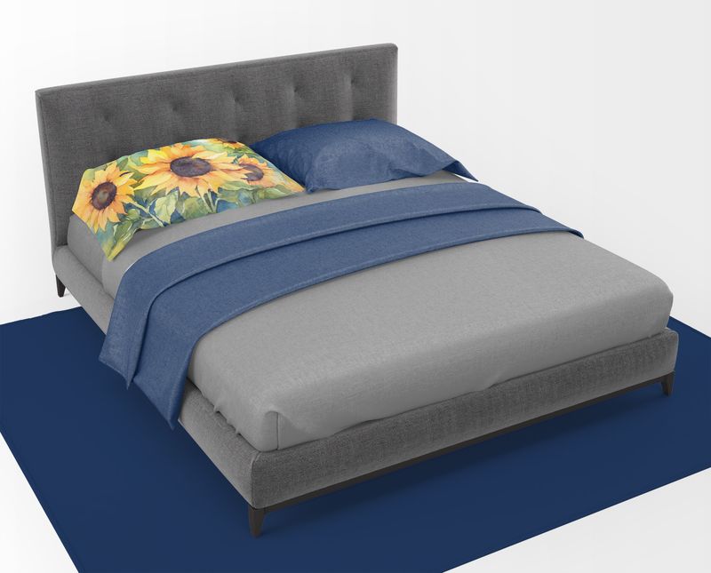 Sunflowers in Watercolor Standard Pillowcase Lightweight Super Soft Easy Care Decorative Artwork Pillowcase, Standard_voghion.com
