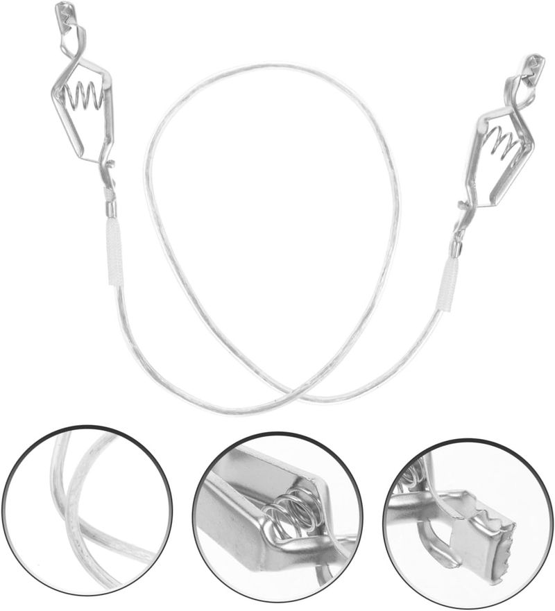 Clemă cu cap din folie pentru gard cu fir, sabie din folie, universal, pentru competiții, cu fir special, clemă, echipament de gard_voghion.com