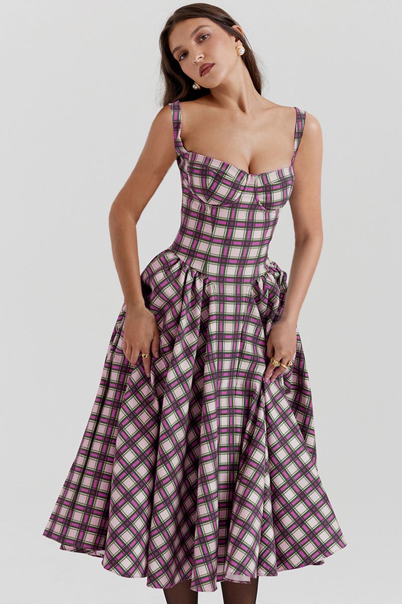 Gonna Nuova Gonna Lunga Francese Retro Stile Palazzo Dopamina Indossare Abito Con Bretelle Per Le Donne_voghion.com
