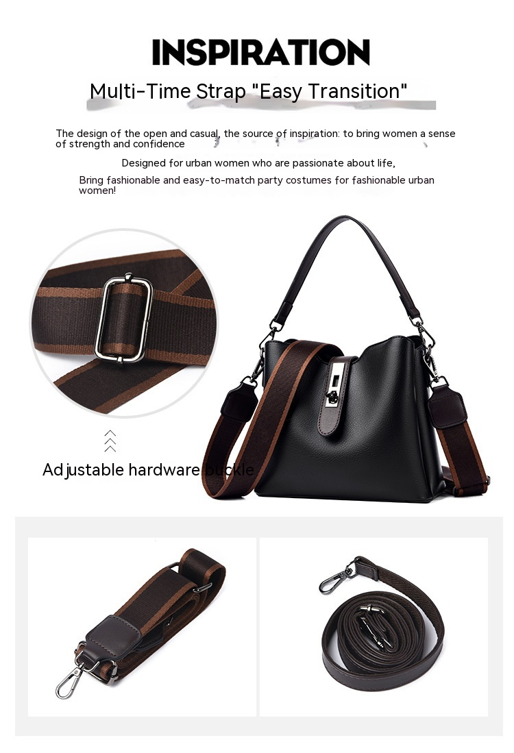 Neue strukturierte Beuteltasche aus Leder für Damen, neue hochwertige Retro-Mehrschicht-Umhängetasche mit großer Kapazität und einer Schulter_voghion.com