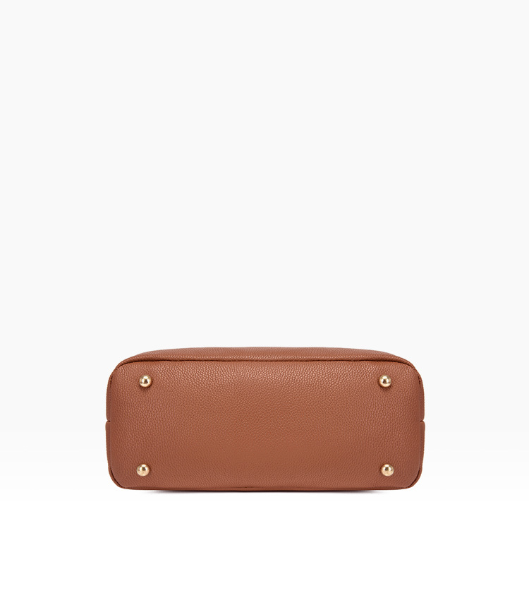 Handbag Set For Women Solid Color Lychee Grain Bag Six Sets Of Handbag Shoulder Large Capacity Crossbody Bag_voghion.com